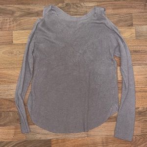 Express Mauve Shoulder Cut out Sweater Size Large